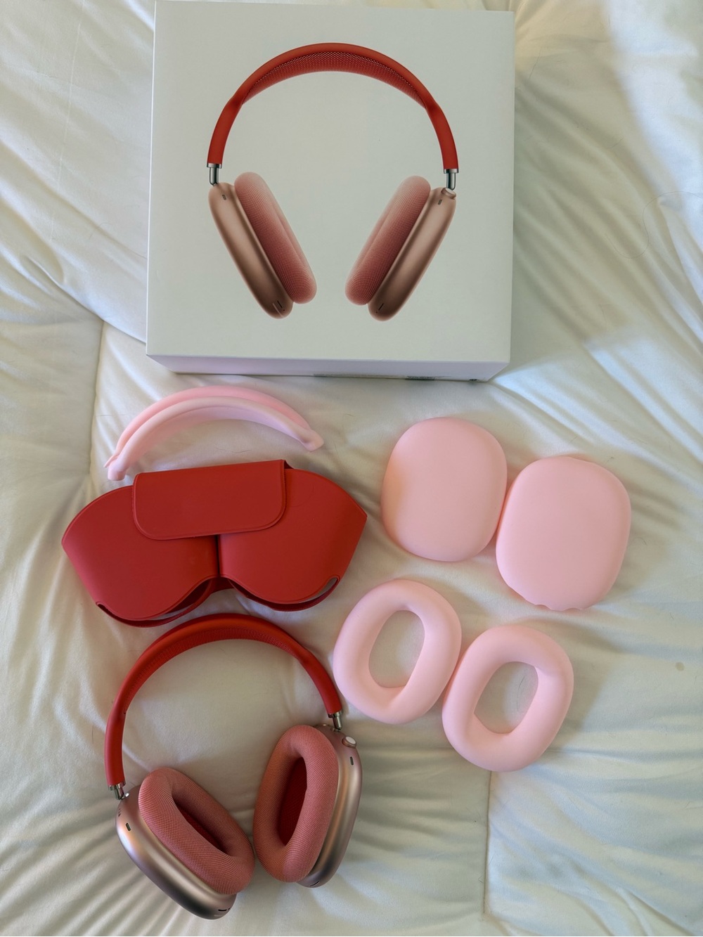 Apple AirPods Max - Pink/Red Over-Ear Headphones